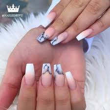 Repeat these steps for all your nails. Marble Design Nail Polish Attractive Nail Design