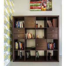 designer wooden bookshelf