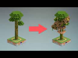 Jungle Tree House Design Minecraft