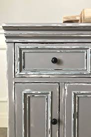 diy gray chalk paint furniture makeover
