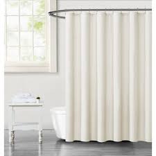 70x72 cream solid color shower curtain