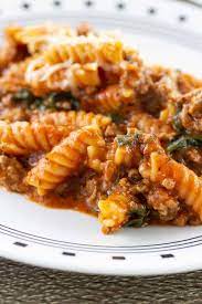 one pot meaty marinara pasta mindy s