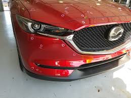 Mazda Soul Red Crystal Chipping Paint