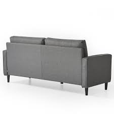 Dark Grey Upholstered Sofa Ussbtf 3dg
