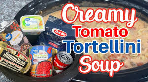 creamy tomato tortellini soup