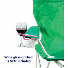 Outdoor Chair Stemmed Glass Holder