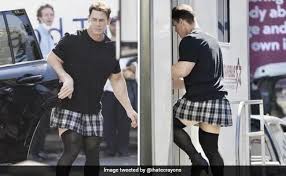 john cena spotted wearing skirt