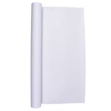 white banner paper roll