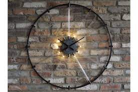 large circular industrial rustic light