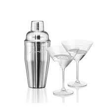 Custom Martini Glass Shaker Sets