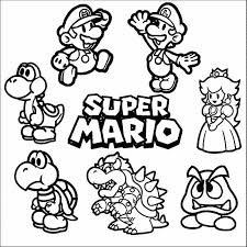 Free mario brothers coloring pages for you to color online, or print out and use crayons, markers, and paints. Cute And Complete Super Mario Coloring Pages Pdf Free Coloring Sheets