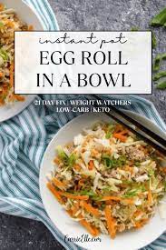 Weight Watchers Instant Pot Egg Roll Bowl With Freestyle Smartpoints  gambar png