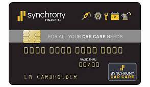 synchrony car care credit card