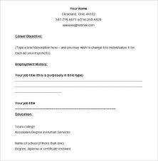 The ideal format for your resume depends on your educational places your most recent work experience towards the top, and is the most commonly used format by. Job Application Blank Resume Format Pdf Free Download