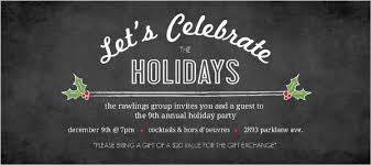 Dinner parties are a fun way to get together with people you care about and spend some quality time together. Office Holiday Party Invitation Wording Ideas From Purpletrail