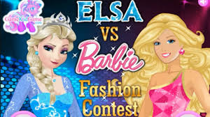 elsa vs barbie game fashion
