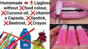 homemade lip gloss diy lipgloss