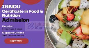 ignou certificate in food and nutrition