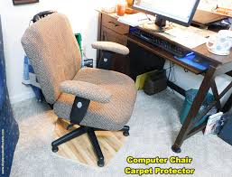 computer chair carpet protector