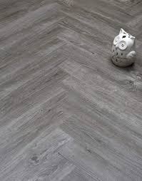 herringbone grey oak lvt flooring