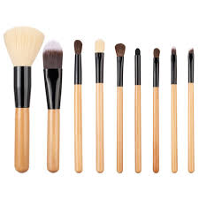 laroc 9 pieces makeup brush cosmetic