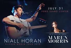Events Niall Horan Flicker World Tour 2018 Ford Idaho Center