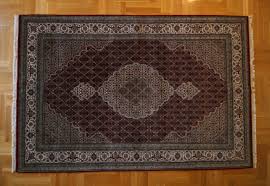 silk persian carpet 296x198 cm