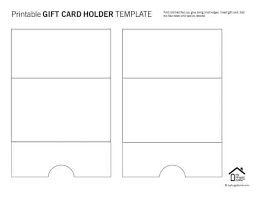 This really is as it needs placing. Printable Gift Card Holder Templates