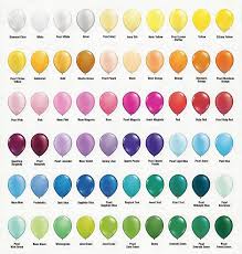 Balloon Color Chart Lewisville Tx Balloon Bouguets Latex
