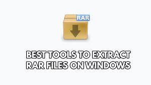 tools to extract rar files on windows