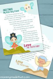 printable tooth fairy letters lots of