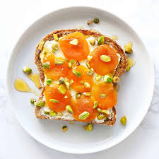 dried apricot pistachio toast zested