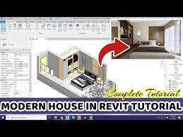 modern bedroom in revit tutorial 3d