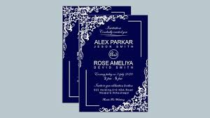 luxury wedding invitation card design