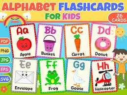 printable alphabet flashcards for kids