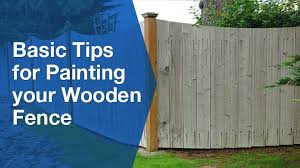 Painting Your Wooden Fence