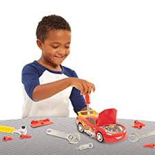 Amazon Com Just Play Cars 3 Transforming Mcqueen Tool Kit Toys Games