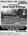 Now Booking 2019 Golf Outings, Sidney Moose Lodge 568 - Ashley ...