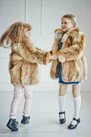 Toddler Fur Jacket Winter Kids Coat