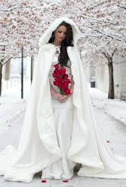 Long Bridal Coats Winter Wedding Dress