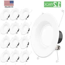 Sunco Lighting 12 Pack 13w 5 6inch Dimmable Led Retrofit Recessed Lighting Home Garden Chandeliers Ceiling Fixtures Ayianapatriathlon Com
