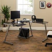 Unlike traditional corner desks that feature a 90 degree angle, this desk uses a unique fitting, the adjustable side outlet tee, to create a slant in the desk that forms perfectly to the change in direction of the accompanying wall. Buy Corner Desks Kids Desks Study Tables Online At Overstock Our Best Kids Toddler Furniture Deals