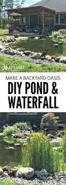 diy pond how to make a backyard oasis