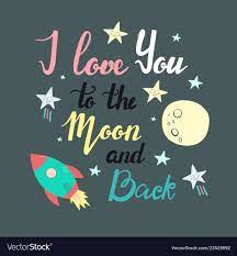 moon and back royalty free vector image