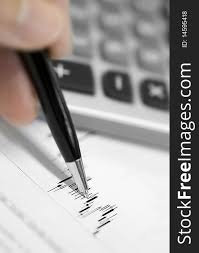 Technical Analysis Candlestick Charts Free Stock Images