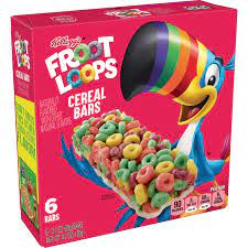 kellogg s froot loops cereal bars