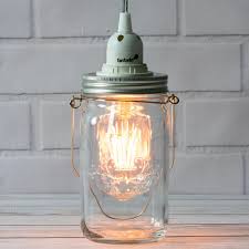 Mason Jar Pendant Light Kit Wide Mouth Clear Cord 15ft On Sale Now Best Prices From Paperlanternstore