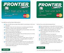 Earn 50,000 bonus miles + $0 annual fee for the first year, then $79 every year after! How To Apply For The Frontier Airlines No Annual Fee World Mastercard