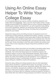 Plagiarism checker for students, free bibliography generator and words to page converter. Calameo Essay Hub