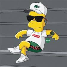 Poshmark makes shopping fun, affordable & easy! Gangster Simpsons Wallpapers Bart Simpson Lacoste Hat 1080x1080 Wallpaper Teahub Io